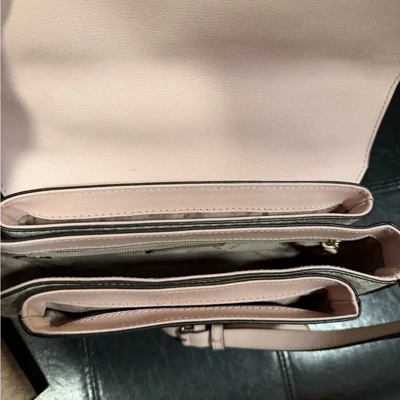 Michael Kors Pink and Cream Crossbody Purse - Picture 5 of 6